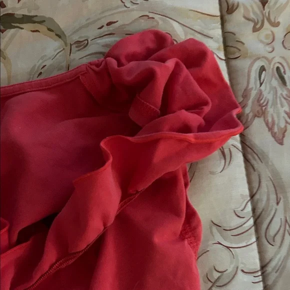 Esprit Vibrant Red Ruffle Tank Top - Picture 4 of 4